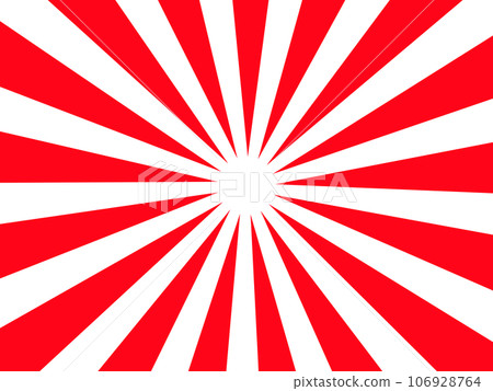 紅色輻射集中線4:3 106928764