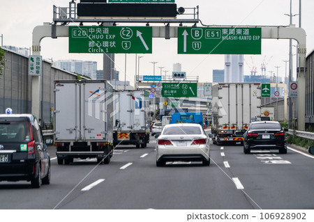 <<Tokyo>> Metropolitan Expressway/Traffic image <<Tokyo>> Metropolitan Expressway/Traffic image 106928902