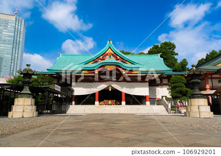 Hie Shrine Hall of Worship, Chiyoda-ku, Tokyo Hie Shrine Hall of Worship, Chiyoda-ku, Tokyo 106929201