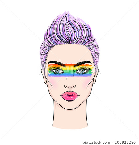 Woman's face Woman's face 106929286