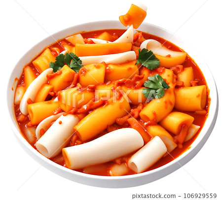 tteokbokki realistic picture tteokbokki realistic picture 106929559