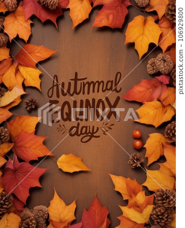 Poster design for Autumnal Equinox Day Poster design for Autumnal Equinox Day 106929800