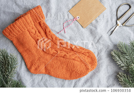 Wool knitted socks Wool knitted socks 106930358