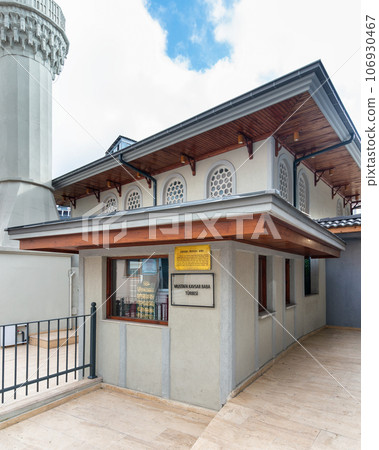 Mustafa Kavsar Baba Turbesi, a tomb attached to Mustafa Kavsar Baba Mosque, located in Uskudar, Istanbul, Turkey Mustafa Kavsar Baba Turbesi, a tomb attached to Mustafa Kavsar Baba Mosque, located in Uskudar, Istanbul, Turkey 106930467