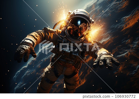 astronaut in space 106930772