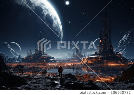 astronaut in space 106930782