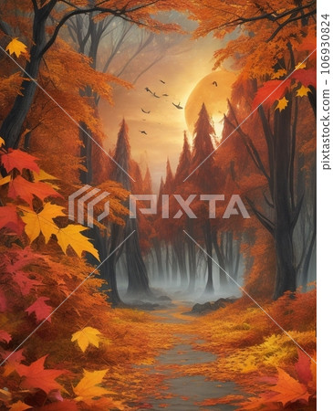 Design for Autumnal Equinox Day Design for Autumnal Equinox Day 106930824