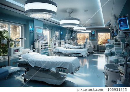 surgical lights in operating room surgical lights in operating room 106931235