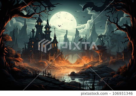 halloween pumpkins on table halloween pumpkins on table 106931346