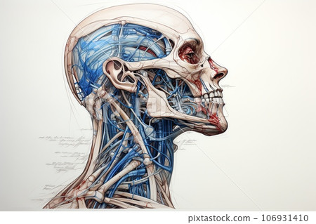 3d medical illustration of the male bronchi 106931410