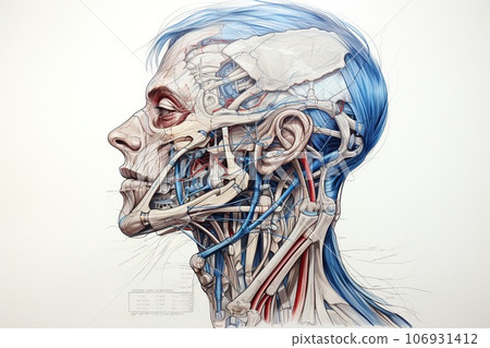 3d medical illustration of the male bronchi 106931412