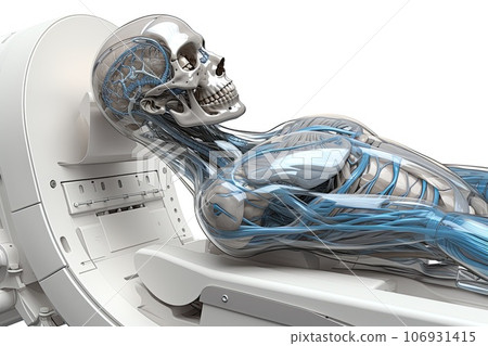 3d medical illustration of the male bronchi 106931415