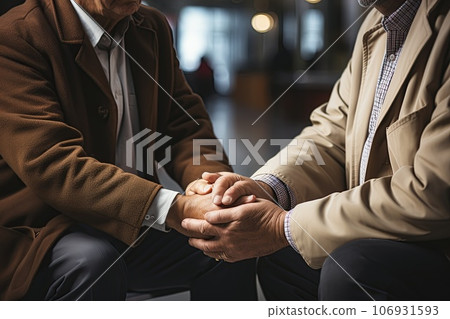 close up of business people shaking hands 106931593