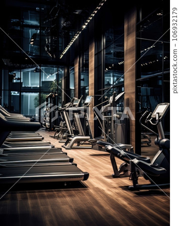 Gym background in low key AI Gym background in low key AI 106932179