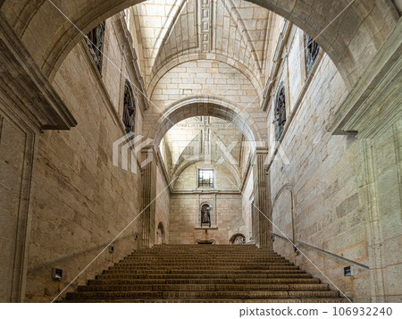 Interior of the monastery of Oseira at Ourense, Galicia, Spain Interior of the monastery of Oseira at Ourense, Galicia, Spain 106932240