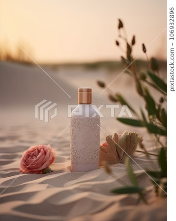 Set of cosmetics bottles Set of cosmetics bottles 106932896