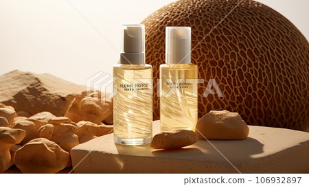 Set of cosmetics bottles Set of cosmetics bottles 106932897