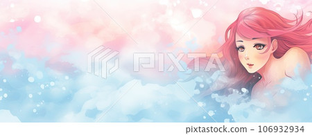 anime style girl 106932934