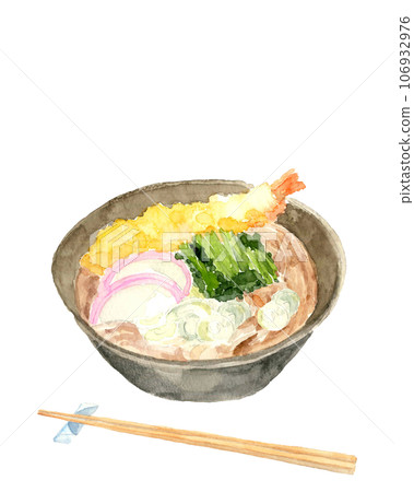 蝦天婦羅蕎麥畫水彩除夕蕎麥白色背景透明背景 蝦天婦羅蕎麥畫水彩除夕蕎麥白色背景透明背景 106932976