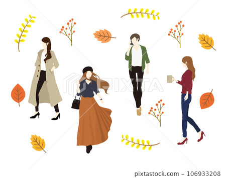 秋季時尚女裝 106933208