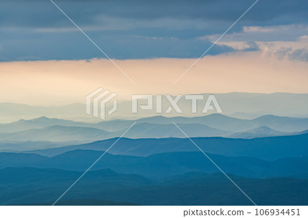 A sunset A sunset 106934451
