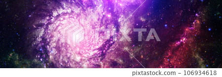 beautiful galaxy in outer space. Nebula night starry sky in rainbow colors. Multicolor outer space. Elements of this image furnished by NASA. beautiful galaxy in outer space. Nebula night starry sky in rainbow colors. Multicolor outer space. Elements of this image furnished by NASA. 106934618