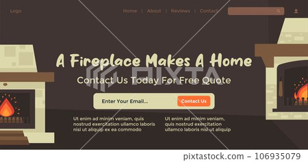 Fireplace makes home, contact us today for quote Fireplace makes home, contact us today for quote 106935079