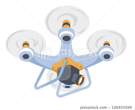 Drone with wings, flying unmanned aerial vehicle 106935099