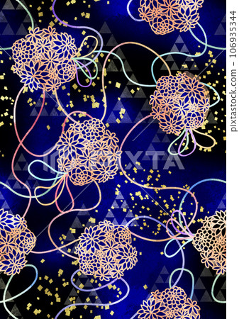 Japanese pattern wallpaper Kusudama pattern Japanese pattern wallpaper Kusudama pattern 106935344