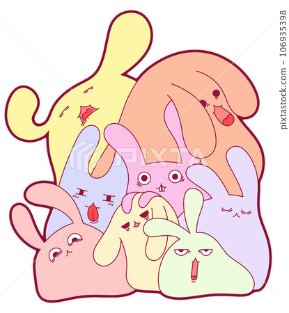 the view of rabbit the view of rabbit 106935398