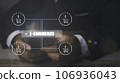 Businessman using mobile phone shopping online with icons E-commerce marketing. 106936043