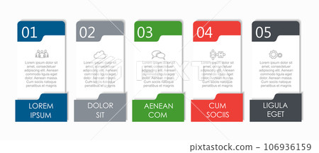 Infographic design template with place for your data. Vector illustration. Infographic design template with place for your data. Vector illustration. 106936159