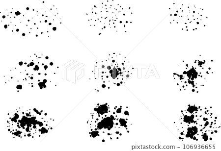 墨水飛濺/墨水飛濺插畫素材 106936655