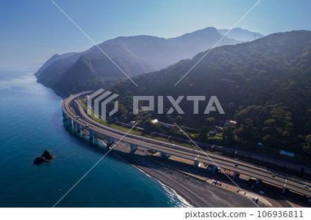 無人機/航拍｜早晨的親代海岸（親代碼頭公園周邊） 106936811