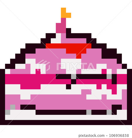 Cake pixel art Cake pixel art 106936838