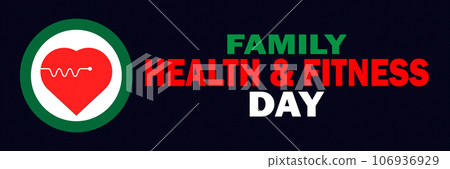 Family Health and Fitness Day Vector illustration Family Health and Fitness Day Vector illustration 106936929
