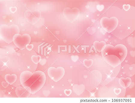 Gentle pastel tone pink heart Gentle pastel tone pink heart 106937091