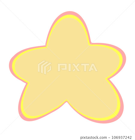 cute kawaii star shape retro groovy y2k vintage 106937242