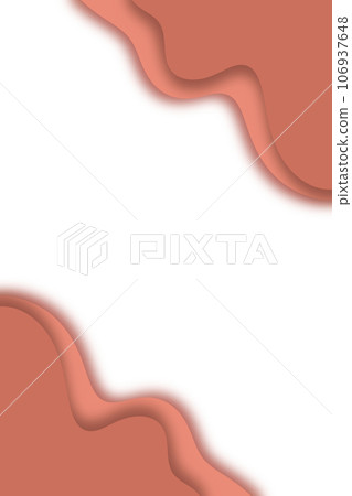 wave curve abstract background with shadow paper cut layers frame for decoration text banner 106937648
