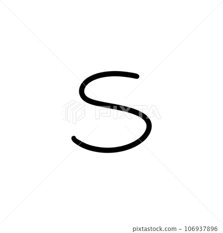 (lowercase) s font for decor (lowercase) s font for decor 106937896