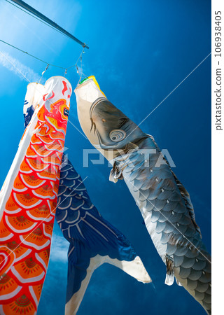深邃清涼的鯉魚旗 深邃清涼的鯉魚旗 106938405