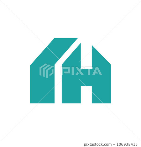 Letter h home minimalist creative logo design Letter h home minimalist creative logo design 106938413