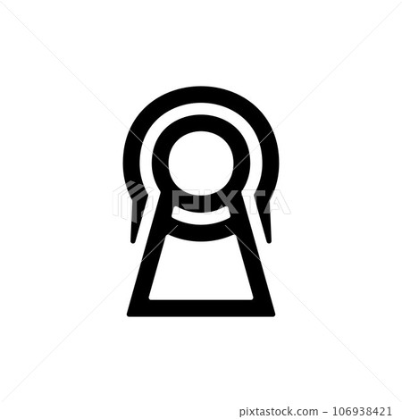 Key lock line modern creative logo design Key lock line modern creative logo design 106938421