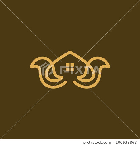 Animal bird home business line modern logo Animal bird home business line modern logo 106938868