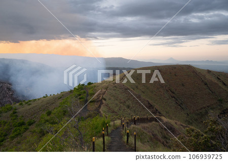 Volcano trekking in Masaya national park Volcano trekking in Masaya national park 106939725