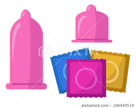 Condom vector icon, protect symbol 106940519