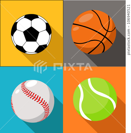 vector sport ball collection 106940521