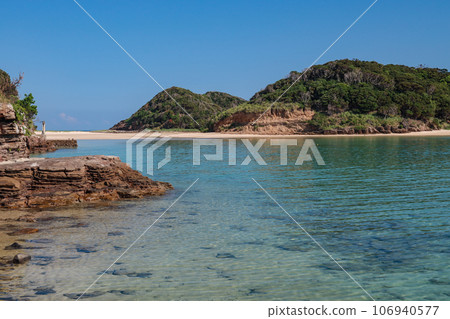 Tatsunoshima Beach on Iki Island, Nagasaki Prefecture 106940577