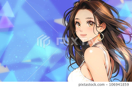 Girl illustration material Girl illustration material 106941859