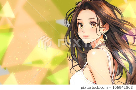Girl illustration material Girl illustration material 106941868